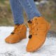 thumbnail image 2 of Botas Tobillo Minimalistas Botines Altos Zapatos Senderismo Descalzos Cortas A Prueba Nieve Invierno para Ligeras Impermeables Antideslizantes Escalada, 2 of 9