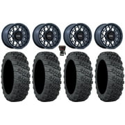 KMC Technic 15" Wheels Blue 32" Versa Cross V3 Tires SportsmanRZRRanger