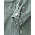 thumbnail image 6 of Kiapeise Kids Baby Long Sleeve Pocket Coat Stylish Lapel Solid Color Top, 6 of 8