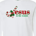 thumbnail image 4 of Inktastic Candy Cane Jesus Long Sleeve T-Shirt, 4 of 5