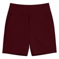 thumbnail image 6 of KyCheLot Oversized Shorts for Women Straight Leg Elastic High Waist Yoga Shorts Casual Workout Shorts with Pockets, 6 of 7