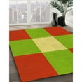 thumbnail image 2 of Ahgly Company Indoor Square Patterned Pistachio Green Area Rugs, 4' Square, 2 of 6