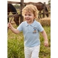 thumbnail image 5 of BemeyourBBs Western Country Baby Boy Clothes Toddler Baby Boys Cowboy Outfit New to Here Shirt Boots Embroidery Summer Short Sleeve Waffled Striped Collar Half Button Causal Shirts Tops, 5 of 9