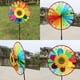 thumbnail image 2 of 2 Piezas Juguete Molino de Viento 3D Juego al Aire Libre Decoración de Jardín Sunnimix Molino de viento arco iris 3D, 2 of 6