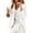 White, variant on tarylea Business Casual Tops for Women Trendy Solid Color Blazer Long Sleeve Fitted Crop Tops Loose Basic Fall Suit Jackets