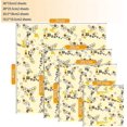 thumbnail image 2 of Beeswax Wrap, Reusable And Eco-friendly Food Wrap Organic Cotton Wraps, Food, 2 of 5