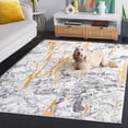 thumbnail image 3 of Safavieh Amelia Landon Abstract Area Rug, Ivory/Gold, 5'3" x 7'6", 3 of 11