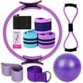 thumbnail image 7 of Pilates Essentials Kit for Women,Better Me Pilates Essentials kit for Women,Booty Bands for Working Out Glutes Yoga Ball 25cm Figure 8 Resistance Band Yoga Bands for Stretching, 7 of 7