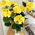 thumbnail image 5 of Géranium Artificiel Fleurs Rouges Roses Plantes Artificielles Fleur Artificielle, 5 of 5