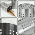 thumbnail image 6 of Stainless Steel Cooking Utensil Holder, Kitchen Utensil Drying Cylinder, Spoon Holder, Cooking Utensil Organizer for All Kitchens, 6 of 7