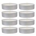 thumbnail image 3 of Mini Conjunto de Velas de Color Verde Azulado, Latas de Aluminio 100 Paquetes de PARAFINA ROMÁNTICA CERA SIN Perfume Velas de Té Decorativas para Celebraciones, 3 of 8