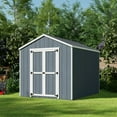 thumbnail image 3 of Little Cottage Co. 8x10 Value Gable Shed with Floor, Outdoor Wood Storage Do-It-Yourself Precut Kit, 3 of 14