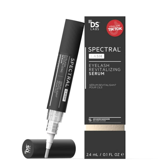 DS Labs Spectral.LASH Advanced Lash Enhancing Serum - Supports Fuller, Thicker, Longer-Looking Eyelashes, Safe for Lash Extensions, Paraben-Free, Sulfate-Free, Cruelty-Fr