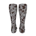 thumbnail image 6 of KLL Brown Moose with Pinecones Print Cool Socks Men's Women's Crew Socks Funny Crazy Novelty Stockings, 6 of 8