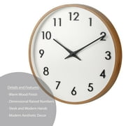 Better Homes & Gardens 20 Quartz Modern Indoor Wall Clock, Easy Installation