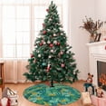 thumbnail image 7 of Lsque Jungle Leopard Print Christmas Tree Skirt, Tree Skirt with Ties or Velcro, Perfect for Holiday Decorations, Halloween, and New Year-30", 7 of 7