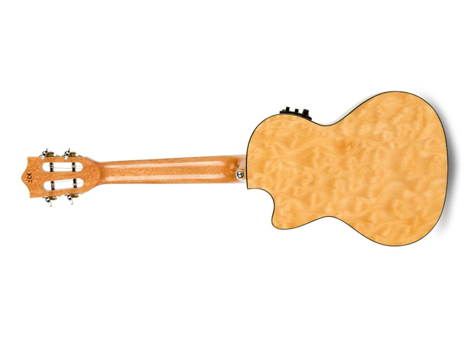 Lanikai Quilted Maple Natural Stain Tenor with Kula Preamp A/E Ukulele
