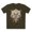 Army, variant on Butterfly shirt, Shirt with Butterfly, Tee Shirt with Antique Butterfly