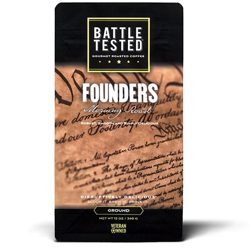 Battle Tested™ Gourmet Roasted Coffee | Founders Roast | 12 Ounce Bag
