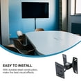 thumbnail image 3 of OFFIGAM 1Pc Black Steel LCD TV Bracket Adjustable and Rotatable for Home, 3 of 5