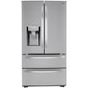 LG LMXC22626S 22 Cu. Ft. Stainless Smart French Door Double Freezer Refrigerator