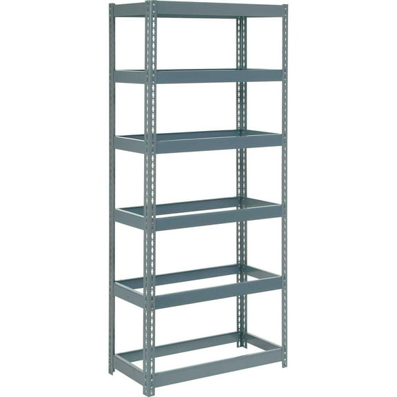 Global Industrial Extra Heavy Duty Shelving 36"W x 24"D x 84"H With 6 Shelves, No Deck, Gray