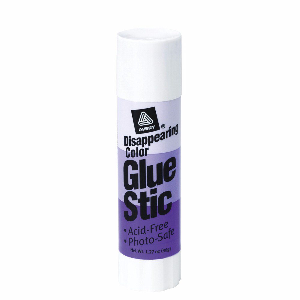 Avery Glue Stick Large Size Disappearing Color