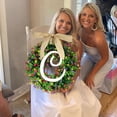 thumbnail image 1 of 1PC Unique Last Name Year Round Front Door Wreath With Bow Welcome Mini for Cabinets Small Grapevine Wreath Christmas for Outdoors Lit Wreath Lighted Wreaths for Outdoors Battery Operated, 1 of 3