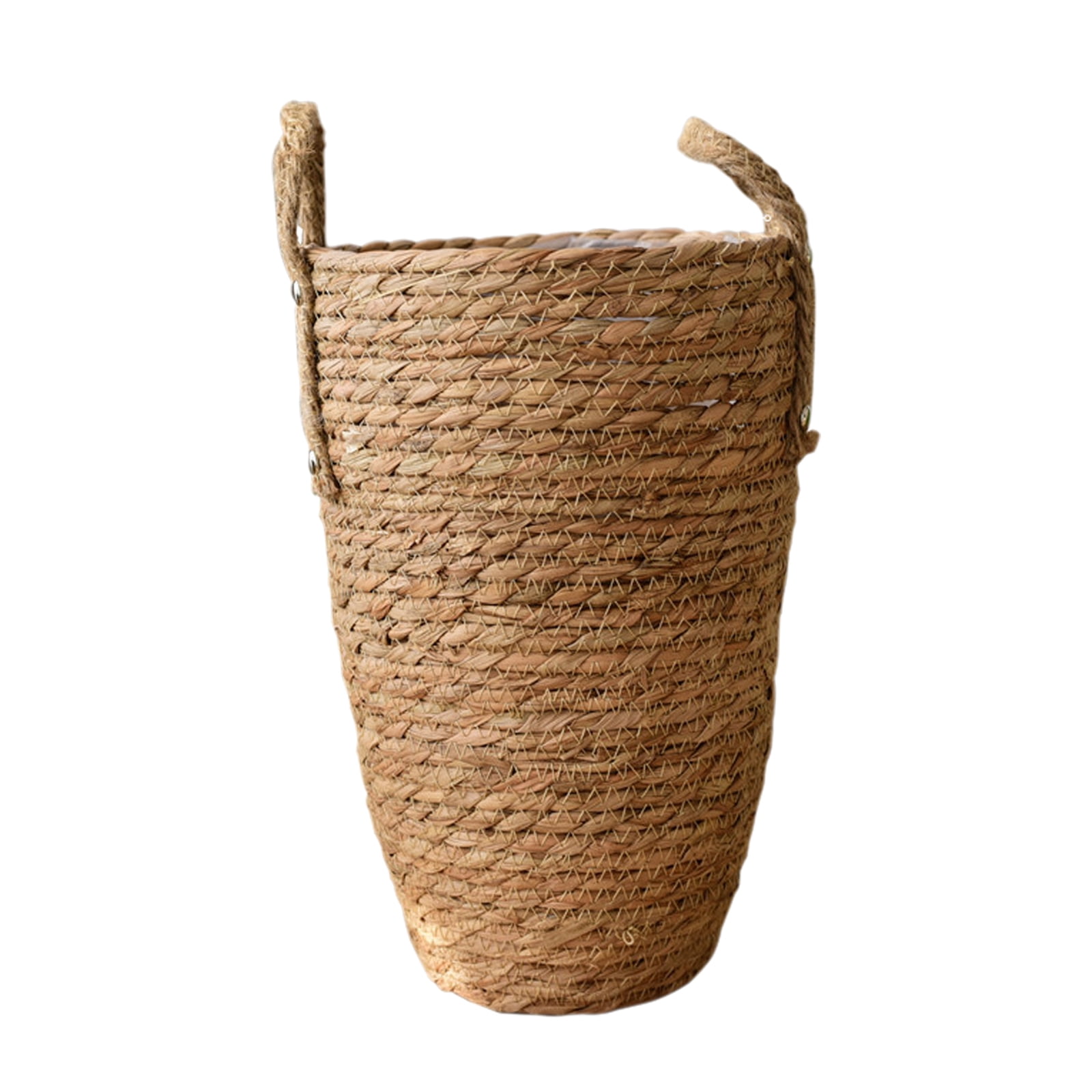 GrassWoven Flower Basket Vase Decoration Dry Flowers Simple Rattan