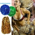 thumbnail image 5 of 2pcs Concert Fancy Double hole handle Dress Costume Club Sport Supplies Cheerleading Cheering Ball Cheerleader Pom Poms Dance Party Decorator RED 2PCS, 5 of 8