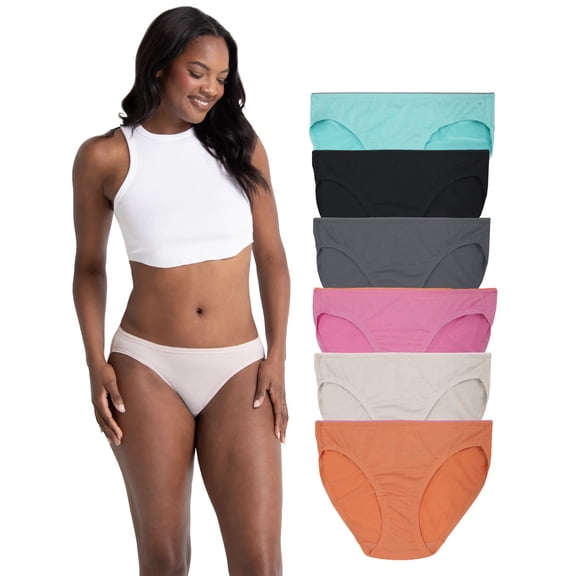 Fruit of the Loom Women's Breathable Micro-Mesh Underwear, 6-Pack
