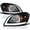 Black Housing Clear Lens, variant on Spec-D Tuning LED Headlights w/ DRL Compatible with 2005-2010 Chevy Cobalt, 2005-2006 Pontiac Pursuit, 2007-2009 Pontiac G5, Left + Right Pair Headlamps Assembly