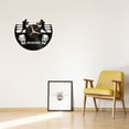 thumbnail image 3 of Boxing Match Vinyl Wall Clock, Vinyl Record Clock Wall Art Silent & Non-ticking(12 inchs C), 3 of 6