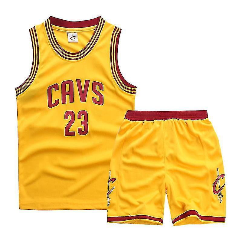 Yyh Cleveland Cavaliers Lebron James No.23 Basketball Jersey #23/children's  Basketball Uniform Set K