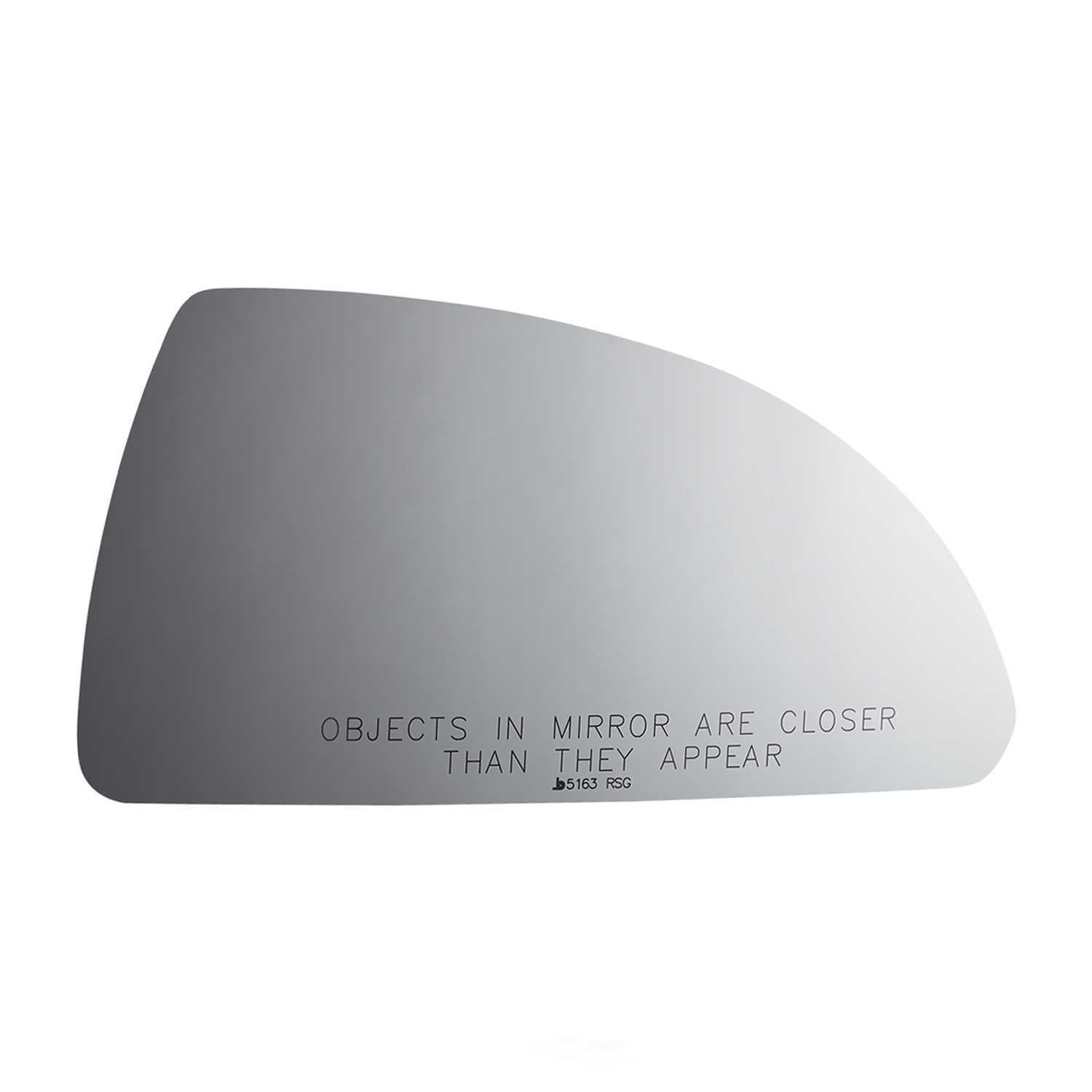 Burco Side View Mirror Replacement Glass with Motor Mount Plate - Clear Glass - 5163RSG