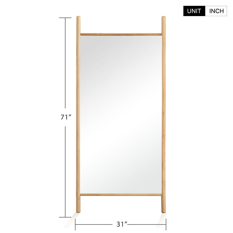鏡 LADDER MIRROR Natural / IDEE ☆LADDER MIRROR Natural｜スタンドミラー｜IDEE SHOP Online
