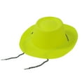 thumbnail image 3 of HNMKIU Sparkling Pearl Cowboy Hat for Parties Stage Performances and Festive Accessories Yellow,One Size, 3 of 3