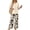 Khaki, variant on Womens 2 Piece Outfits Summer Outfits Wide Leg Long Pants Lounge Sets Airport Beach Vacation Clothes