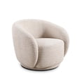 thumbnail image 2 of Beige Boucle Fabric - Comfortable Foam Filler - Bedroom, Office - Cozy Seating Experience, 2 of 4