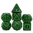 thumbnail image 1 of Desk Decor Dnd Dice Set D&D Polyhedral Dice (7 Pcs) with Leather Dice Bag for Role Playing Dice Games Rpgs Desktop Ornament Desk Decor Figurine Easter Desk Decoration Tabletop Home Decor San Valentín, 1 of 8