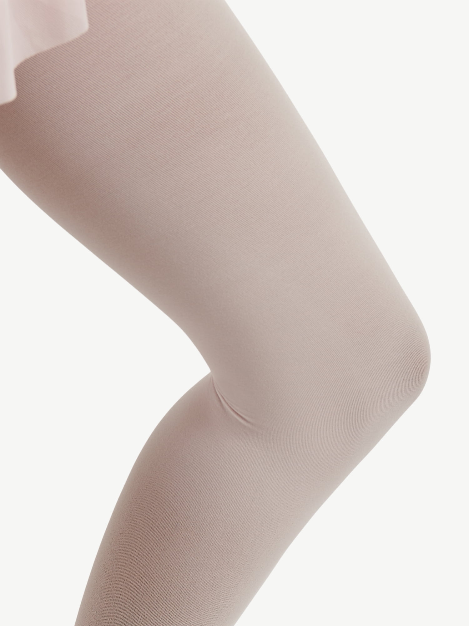 Justice Opaque Footed Ballet Tights for Girls, Sizes 2-16, 2 Pairs