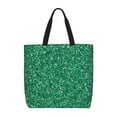 thumbnail image 1 of Fotbe Green Glitter Bolsa Tote con Estampado para Mujer, Bolsos con Cremallera, Bolsa de Hombro Casual de Gran Capacidad con Bolsillos Internos, 1 of 7