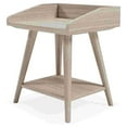 thumbnail image 3 of Wooden Accent Table with Gallery Rail Top Beige - Saltoro Sherpi, 3 of 5