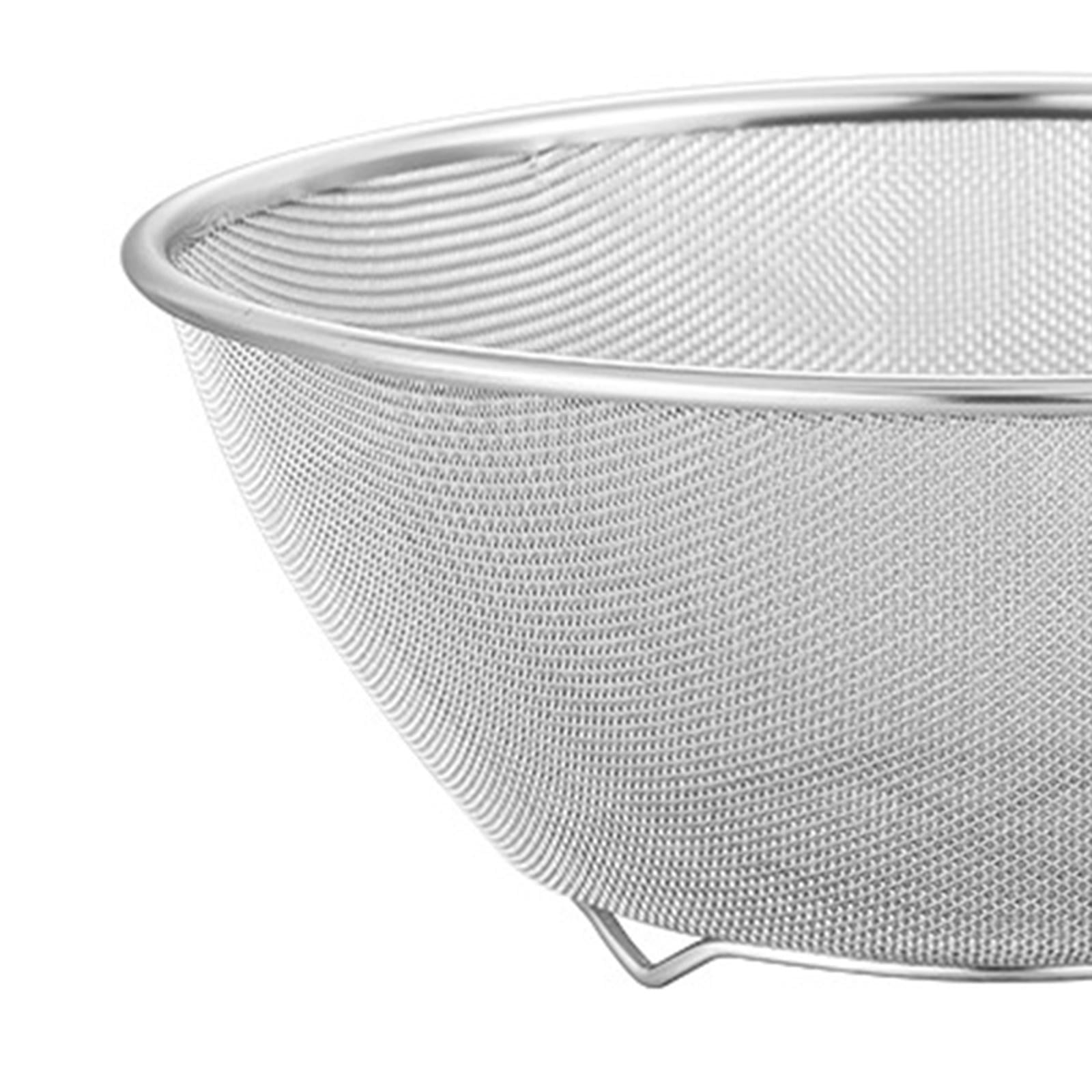 POPGRADE Stainless Steel Colander Strainer Bowl Set, Rice Fruit Washing  Bowl Basket, Rice Fruit Rinser Strainer Container Washer Bowl for Kitchen