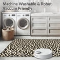 thumbnail image 5 of ODIKA 4'x6' Machine Washable Non-Slip Area Rug, Exotic Wildcat Inspired Seamless High Traffic Rug, Black, 288742, 5 of 5