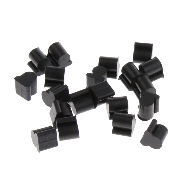 Paquete De 20 Almohadillas De Gel De Sílice De Cuernos Amortiguación Para Accesorios De Cuerno Alto - Dia 3.5mm SM SunniMix Almohadillas de gel de sílice de cuerno
