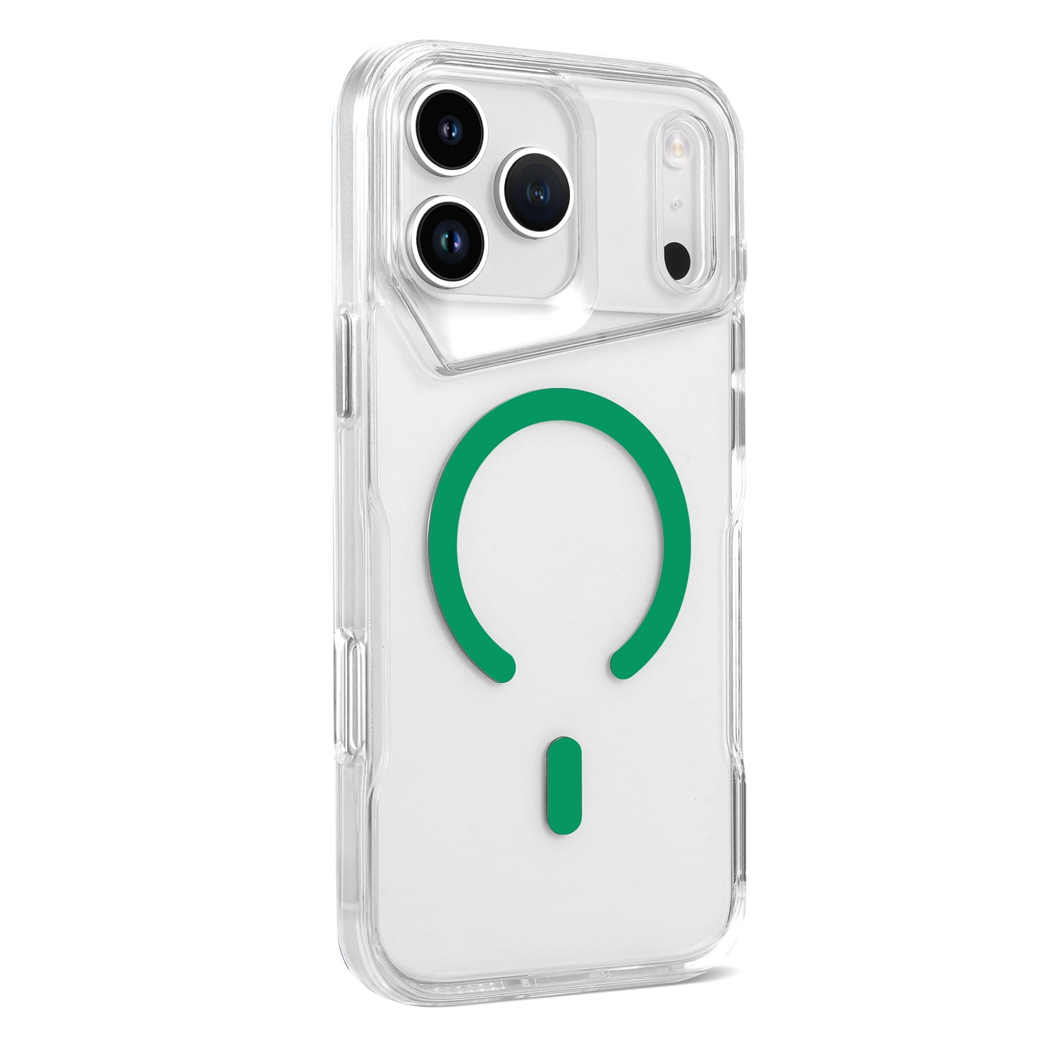 Clear MagSafe Clear Case for iPhone 17 Pro - Dark Green