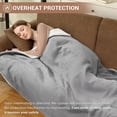 thumbnail image 2 of Yiwa Electric Waffle Heated Throw Blanket, Machine Washable, 6 Heat Levels, LCD Controller, 1-4h Timer, ETL Certified, 2 of 8