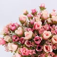 thumbnail image 3 of Manojo de Flores Artificiales Sunnimix Rosa 30x10x3cm, 3 of 8