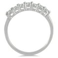 thumbnail image 2 of SZUL Women's 1/2 Carat TW 7 Stone Diamond Band in 10K White Gold  (J-K-L Color, I2-I3 Clarity), 2 of 3